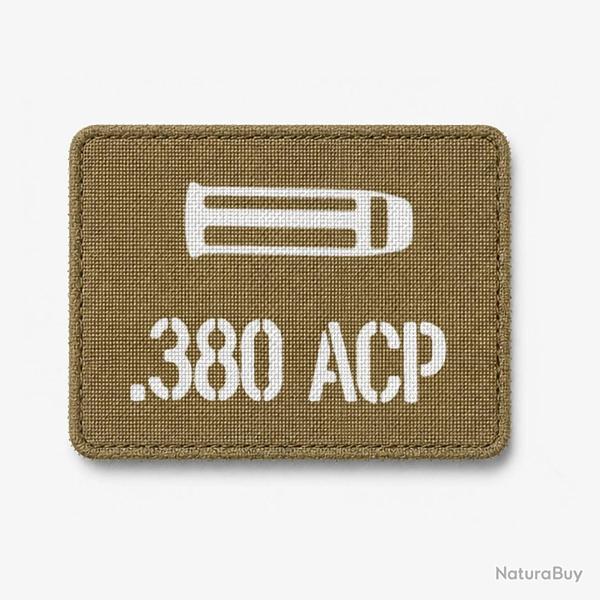Patch 380 ACP - Coyote / Blanc