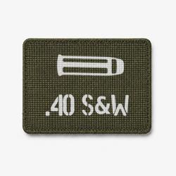 Patch .40 S&W - Olive / Blanc
