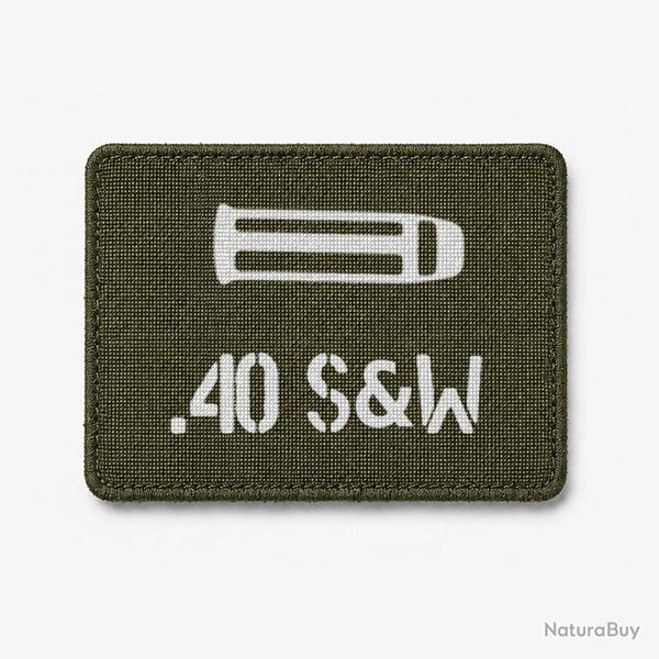 Patch .40 S&W - Olive / Blanc