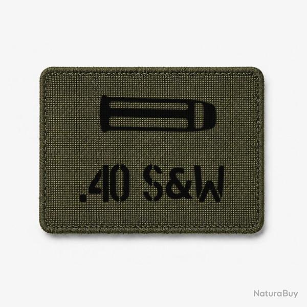Patch .40 S&W - Olive / Noir