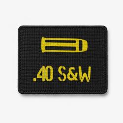 Patch .40 S&W - Noir / Jaune