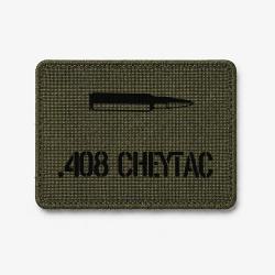 Patch .408 CheyTac - Olive / Noir