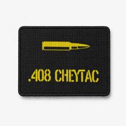 Patch .408 CheyTac - Noir / Jaune