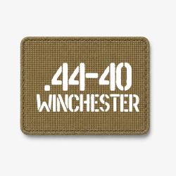 Patch .44-40 Winchester - Coyote / Blanc