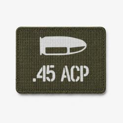 Patch .45 ACP - Olive / Blanc