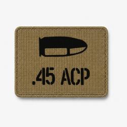Patch .45 ACP - Coyote / Noir