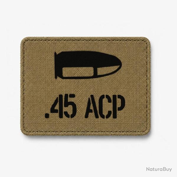 Patch .45 ACP - Coyote / Noir