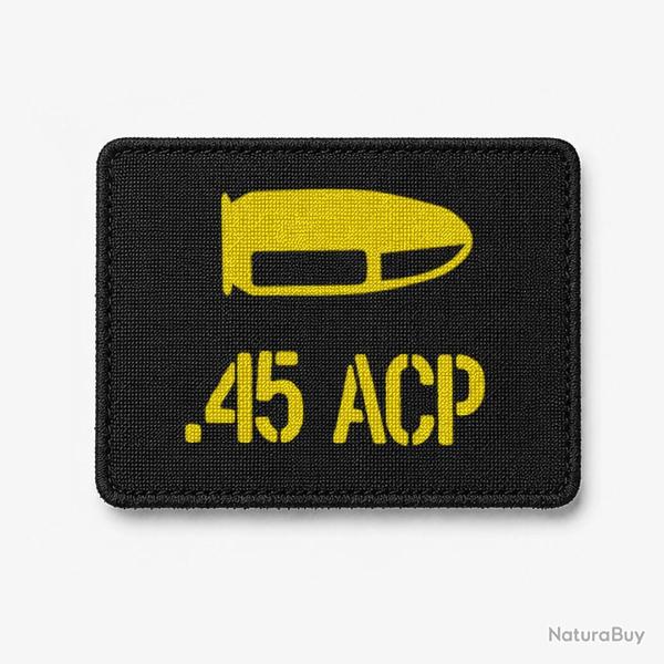 Patch .45 ACP - Noir / Jaune