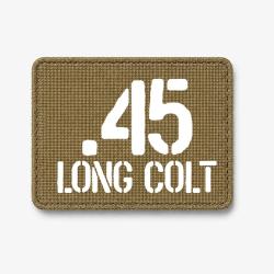 Patch .45 Long Colt - Coyote / Blanc