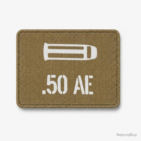 Patch .50 AE - Coyote / Blanc