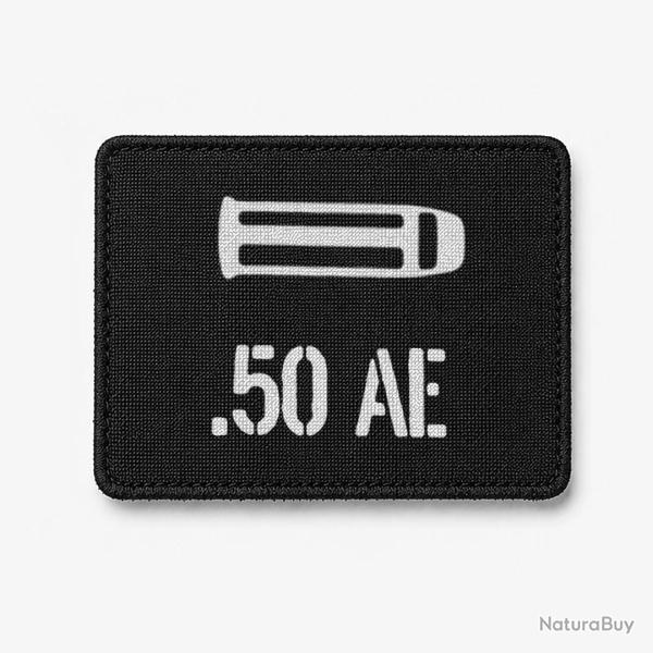 Patch .50 AE - Noir / Blanc