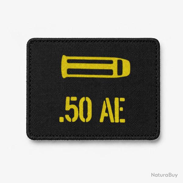Patch .50 AE - Noir / Jaune