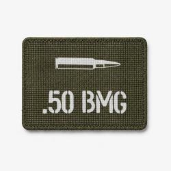 Patch .50 BMG - Olive / Blanc