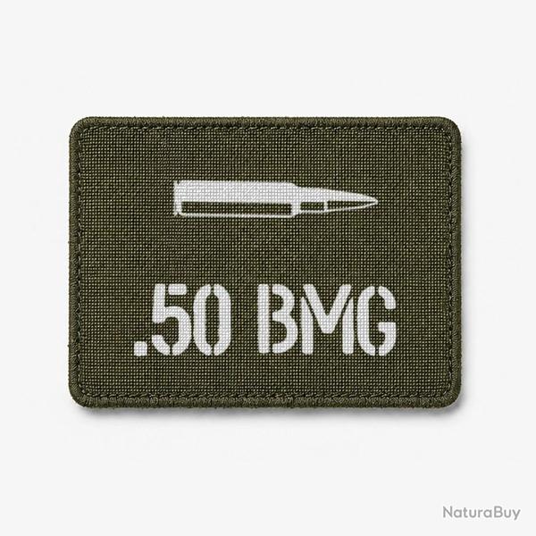 Patch .50 BMG - Olive / Blanc