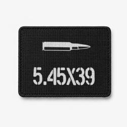 Patch 5.45&times;39 - Noir / Blanc