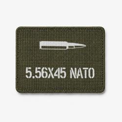 Patch 5.56X45 NATO - Olive / Blanc