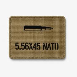 Patch 5.56X45 NATO - Coyote / Noir