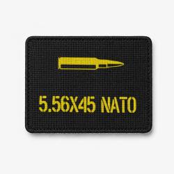 Patch 5.56X45 NATO - Noir / Jaune