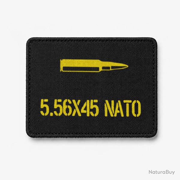 Patch 5.56X45 NATO - Noir / Jaune