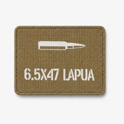 Patch 6.5&times;47 Lapua - Coyote / Blanc