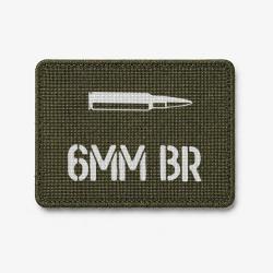 Patch 6mm BR - Olive / Blanc