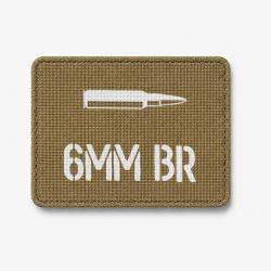 Patch 6mm BR - Coyote / Blanc