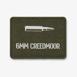 Patch 6mm Creedmoor - Olive / Blanc