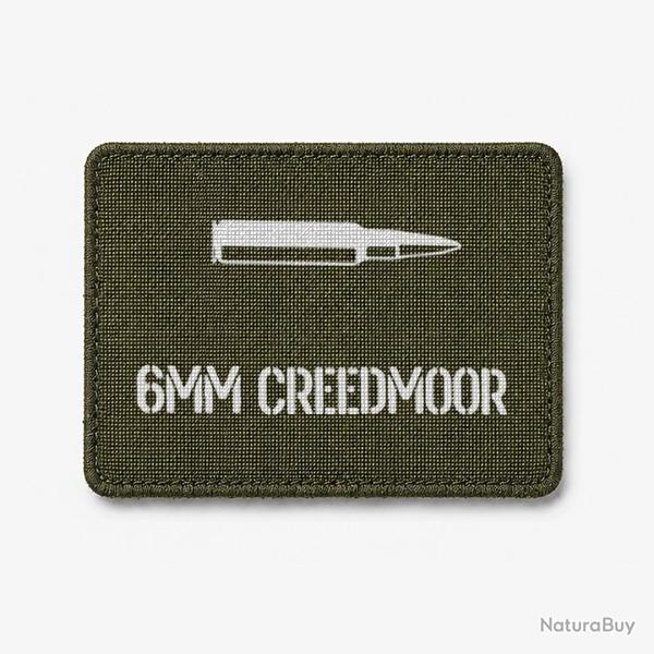 Patch 6mm Creedmoor - Olive / Blanc