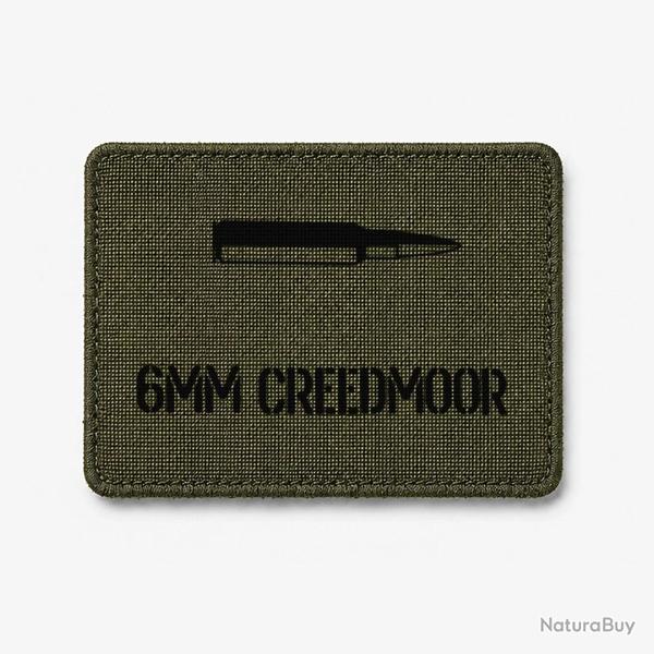 Patch 6mm Creedmoor - Olive / Noir
