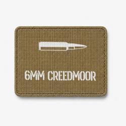 Patch 6mm Creedmoor - Coyote / Blanc
