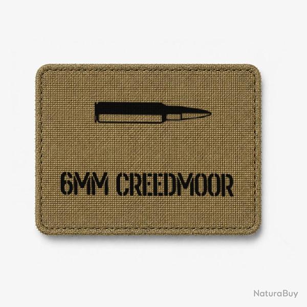 Patch 6mm Creedmoor - Coyote / Noir