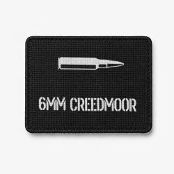 Patch 6mm Creedmoor - Noir / Blanc