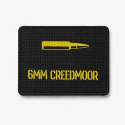 Patch 6mm Creedmoor - Noir / Jaune