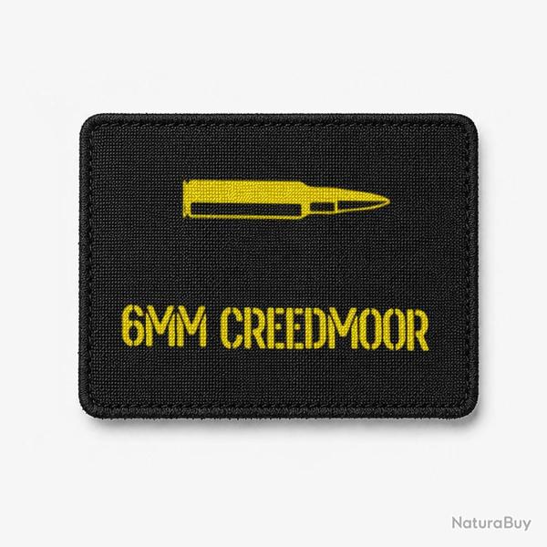 Patch 6mm Creedmoor - Noir / Jaune