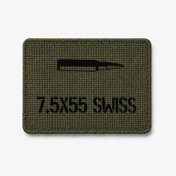 Patch 7.5&times;55 Swiss - Olive / Noir