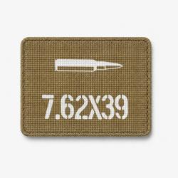 Patch 7.62&times;39 - Coyote / Blanc