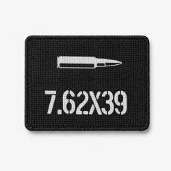 Patch 7.62&times;39 - Noir / Blanc