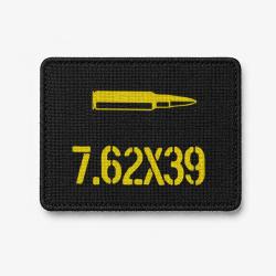 Patch 7.62&times;39 - Noir / Jaune