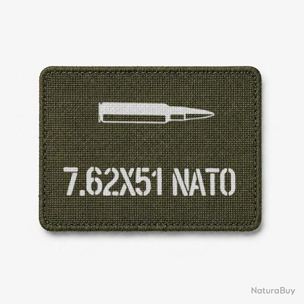 Patch 7.62�51 NATO - Olive / Blanc