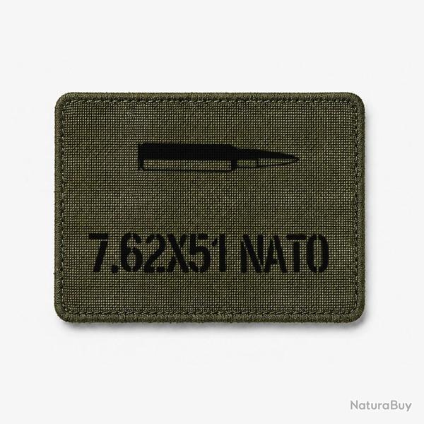 Patch 7.62�51 NATO - Olive / Noir