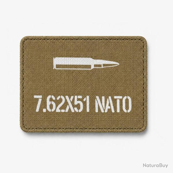Patch 7.62�51 NATO - Coyote / Blanc