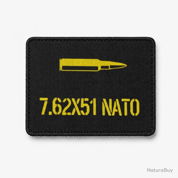 Patch 7.62�51 NATO - Noir / Jaune