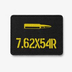 Patch 7.62x54R - Noir / Jaune