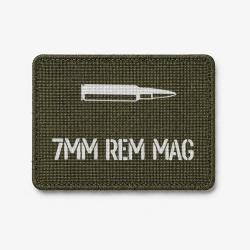 Patch 7mm Rem Mag - Olive / Blanc