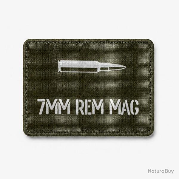Patch 7mm Rem Mag - Olive / Blanc