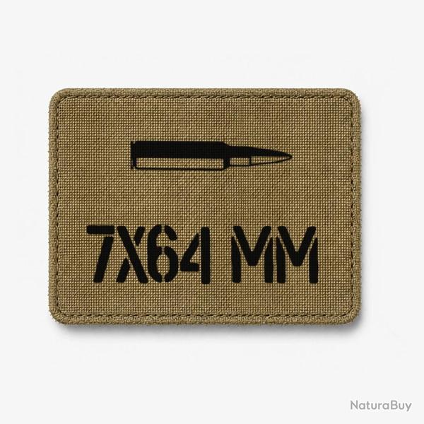 Patch 7�64 mm - Coyote / Noir