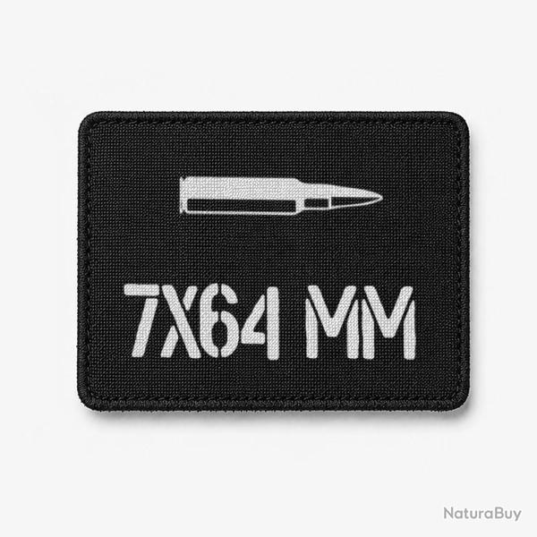 Patch 7�64 mm - Noir / Blanc