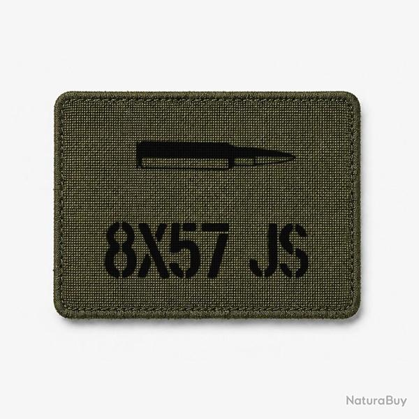 Patch 8�57 JS - Olive / Noir