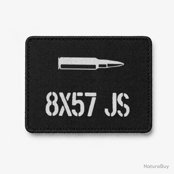 Patch 8�57 JS - Noir / Blanc