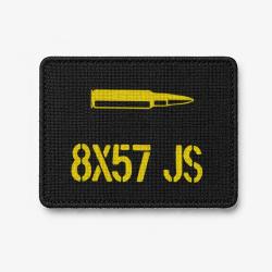 Patch 8&times;57 JS - Noir / Jaune